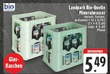 Mineralwasser im Angebot bei EDEKA in Solingen Mineralwasser Angebote von Landpark Bio-Quelle bei EDEKA Solingen für 5,49 €