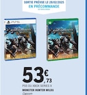 Monster Hunter Wilds - Capcom en promo chez E.Leclerc Cherbourg-Octeville à 53,73 €