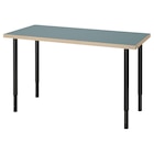 Schreibtisch grautürkis/schwarz Angebote von LAGKAPTEN / OLOV bei IKEA Witten für 78,99 €