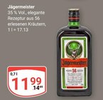 Jägermeister Angebote bei GLOBUS Amberg für 11,99 €