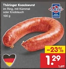 Thüringer Knackwurst bei Netto Marken-Discount im Marktleugast Prospekt für 1,29 €