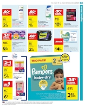 Pampers Angebote im Prospekt "JOYEUX NOËL & MEILLEURS PRIX" von Carrefour auf Seite 85