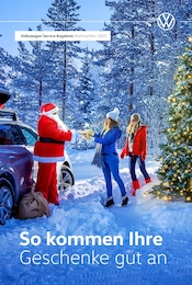 Volkswagen Prospekt für Hannover mit 1 Seite Volkswagen Prospekt für Hannover: "So kommen Ihre Geschenke gut an", 1 Seite, 01.12.2025 - 31.12.2025
