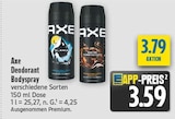 Deodorant Bodyspray im Angebot bei diska in Görlitz Deodorant Bodyspray Angebote von Axe bei diska Görlitz für 3,59 €