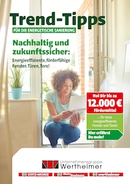 Götz + Moriz Prospekt "Trend-Tipps für die energetische Sanierung", 10 Seiten, 12.09.2025 - 12.09.2025 Aktueller Götz + Moriz Prospekt, "Trend-Tipps für die energetische Sanierung", mit Angeboten der Woche, gültig von 12.09.2025 bis 12.09.2025