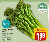 Stangen-Broccoli im Angebot bei REWE in Mülheim Stangen-Broccoli Angebote von Bimi bei REWE Mülheim für 1,99 €