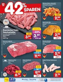 Rindfleisch im Netto Marken-Discount Prospekt "Aktuelle Angebote" mit 74 Seiten (Fürth)