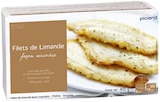 Filets de limande façon meunière - Picard en promo chez Picard Filets de limande façon meunière - Picard dans le catalogue Picard