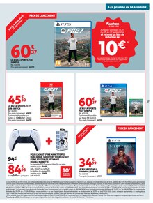 Promotion Jeux Vidéo dans le prospectus Auchan Hypermarché, valable du 22/09/2026 au 04/10/2026 Promo Jeux Vidéo dans le catalogue Auchan Hypermarché du moment à la page 57
