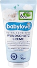 Wundschutzcreme ultra sensitive von babylove im aktuellen dm-drogerie markt Prospekt