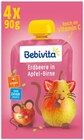 Erdbeere in Apfel-Birne im Angebot bei REWE in Pirna Erdbeere in Apfel-Birne Angebote von Bebivita bei REWE Pirna für 2,39 €