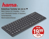Kabellose Tastatur WK-300 DE im V-Markt Prospekt Kabellose Tastatur WK-300 DE von hama im aktuellen V-Markt Prospekt für 19,99 €