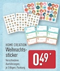Weihnachtssticker von Home Creation im aktuellen ALDI Nord Prospekt für 0,49 €