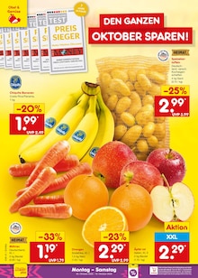 Bananen im Netto Marken-Discount Prospekt "Aktuelle Angebote" mit 70 Seiten (Mainz)