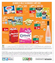 Promotion Contrex dans le prospectus Supermarchés Match, valable du 22/07/2025 au 03/08/2025 Promo Contrex dans le catalogue Supermarchés Match du moment à la page 20