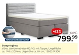 Aktuelle Boxspringbett Angebote bei ROLLER in Duisburg Aktuelles Boxspringbett Angebot bei ROLLER in Duisburg ab 799,99 €
