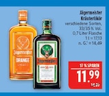 Kräuterlikör Orange Angebote von Jägermeister bei Marktkauf Nürnberg für 11,99 €