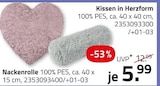 Aktuelles Kissen in Herzform Angebot bei ROLLER in Mainz ab 5,99 €