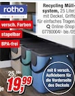 Aktuelles Recycling Müllsystem Angebot bei Opti-Megastore in Bremerhaven ab 19,99 €