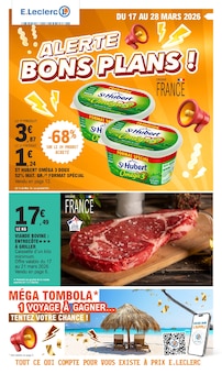 Catalogue E.Leclerc de la semaine 12, "TOUT CE QUI COMPTE POUR VOUS EXISTE À PRIX E.LECLERC", page 1, 17/03/2026 - 28/03/2026 Prospectus E.Leclerc en cours, "TOUT CE QUI COMPTE POUR VOUS EXISTE À PRIX E.LECLERC", page 1 sur 20