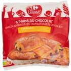 Pains au chocolat pur beurre surgelés - CARREFOUR CLASSIC' en promo chez Carrefour Market Pains au chocolat pur beurre surgelés - CARREFOUR CLASSIC' dans le catalogue Carrefour Market
