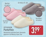 Pantoffeln Angebote von UP2FASHION bei ALDI Nord Borken für 3,99 €