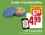 Großer Frischebehälter Angebote von Tupperware bei REWE Ettlingen für 13,90 €