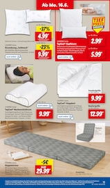 Matratze Angebot im Lidl Prospekt, gültig von 16.06.2025 bis 21.06.2025 Matratze Angebot im aktuellen Lidl Prospekt auf Seite 19