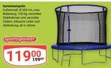 Gartentrampolin im Angebot bei GLOBUS in Halle Gartentrampolin Angebote von sportspower bei GLOBUS Halle für 119,00 €