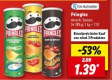 Lidl - Pringles Angebot im Prospekt Pringles bei Lidl im Prospekt "" für 1,39 €