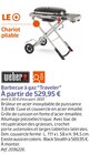 Barbecue à gaz “Traveler” - Weber en promo chez Jardiland Barbecue à gaz “Traveler” - Weber dans le catalogue Jardiland