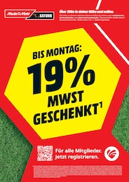 Der aktuelle MediaMarkt Saturn Prospekt BIS MONTAG: 19% MWST GESCHENKT
