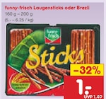 Laugensticks oder Brezli von funny-frisch im aktuellen Netto Marken-Discount Prospekt für 1,00 €