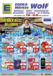 Aktueller EDEKA Prospekt mit Fleisch, "Aktuelle Angebote", Seite 1