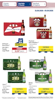 Becks im aktuellen METRO Prospekt (Stuttgart) Becks im METRO Prospekt "Wochenangebote - Getränke & Snacks" mit 53 Seiten (Stuttgart)