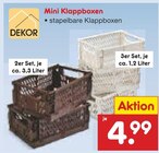 Mini Klappboxen Angebote von DEKOR bei Netto Marken-Discount Trier für 4,99 €