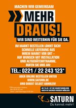 Saturn Prospekt für Esslingen mit 1 Seiten Saturn Prospekt für Esslingen: "Machen wir gemeinsam mehr draus!", 1 Seiten, 14.02.2021 - 07.03.2021