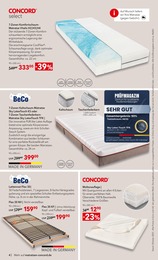 Matratzen Concord Sky im Prospekt Matratzen Concord Sky im Prospekt