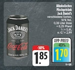 Alkoholisches Mischgetränk Angebote von Jack Daniel's bei EDEKA Nürnberg für 1,70 €