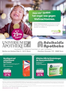 mea - meine apotheke Prospekt "Unsere Dezember-Angebote" mit  Seiten (Bonn)