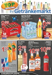 Aktueller TOP Getränke Getränkemarkt Prospekt in Rheda-Wiedenbrück und Umgebung, "Aktuelle Angebote" mit 4 Seiten, 23.06.2025 - 28.06.2025