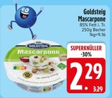Frischkaese im EDEKA Prospekt Mascarpone von Goldsteig im aktuellen EDEKA Prospekt für 2,29 €