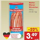 Wiener Würstchen Angebote von Metten bei Netto Marken-Discount Bonn für 3,49 €