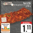 Aktuelle Grillfleisch Angebote bei EDEKA in Aachen Aktuelles Spareribs Angebot bei EDEKA in Aachen ab 1,11 €