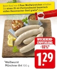 Weißwurst Münchner Art bei EDEKA im Rottweil Prospekt für 1,29 €