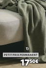 Plaid en promo chez Jysk Strasbourg à 17,50 €