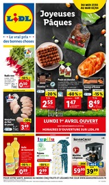 Catalogue Supermarchés Lidl en cours à Brive-la-Gaillarde et alentours, "Joyeuses Pâques", 50 pages, 27/03/2024 - 02/04/2024