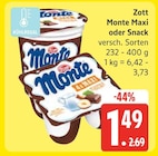 Monte Maxi oder Snack bei E aktiv markt im Prospekt "" für 1,49 €