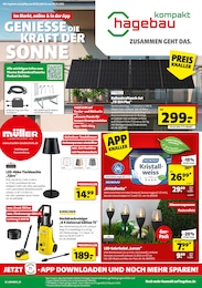 hagebau kompakt Prospekt für Hammelburg: "GENIESSE DIE KRAFT DER SONNE.", 8 Seiten, 02.05.2026 - 09.05.2026
