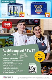 Bier im REWE Prospekt "Dein Markt" mit 34 Seiten (Dortmund)